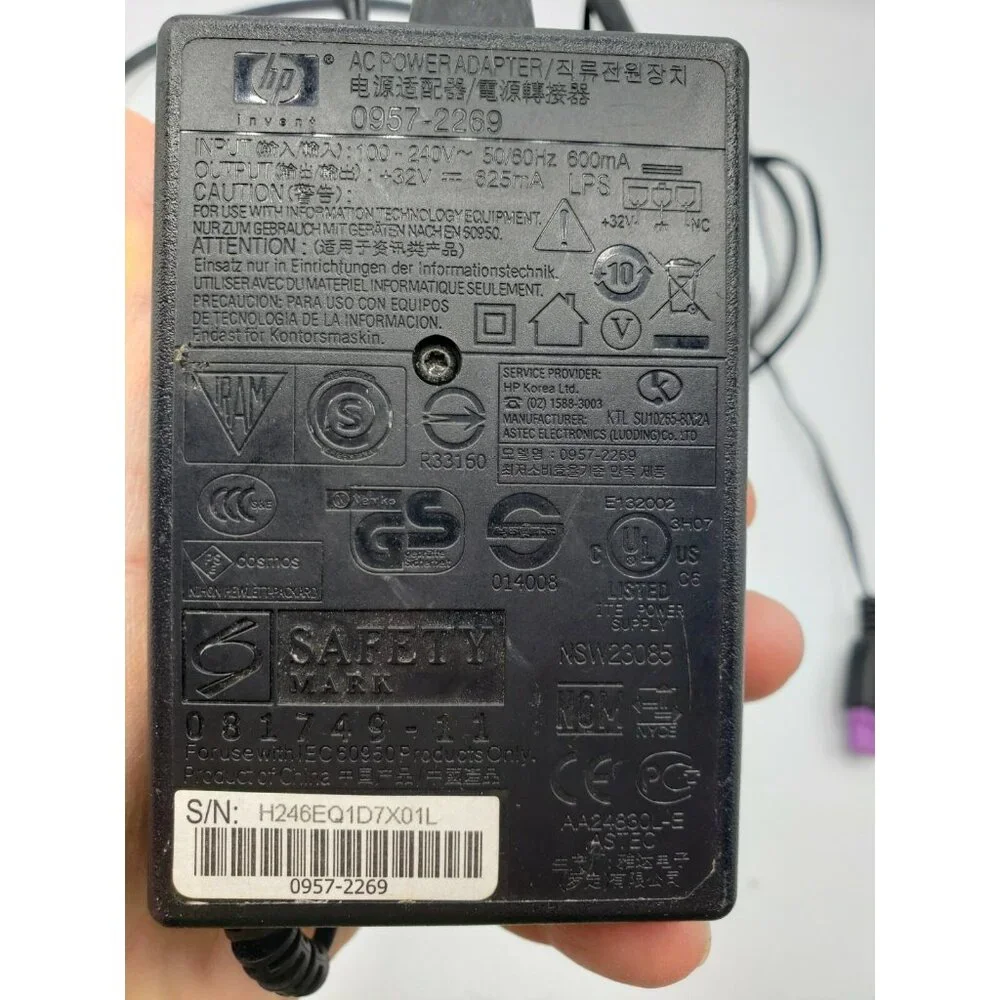 Original Printer Adapter 32V 625ma For HP F2418 F4488 k109a J4580 J4660 J4500